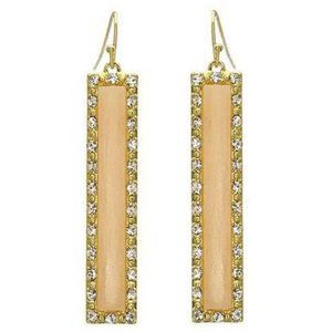 Rectangular Drop Earrings